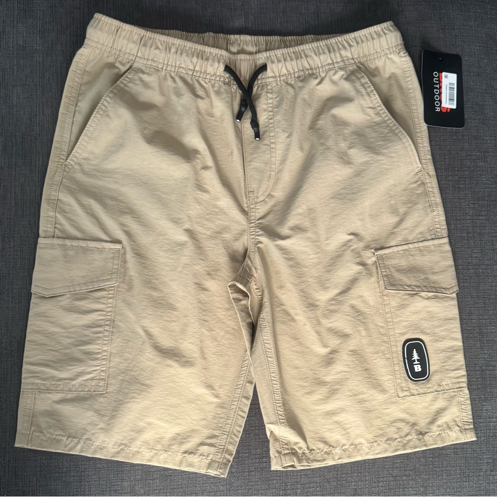 Outdoor Kids Tan Cargo Shorts Large 14/16